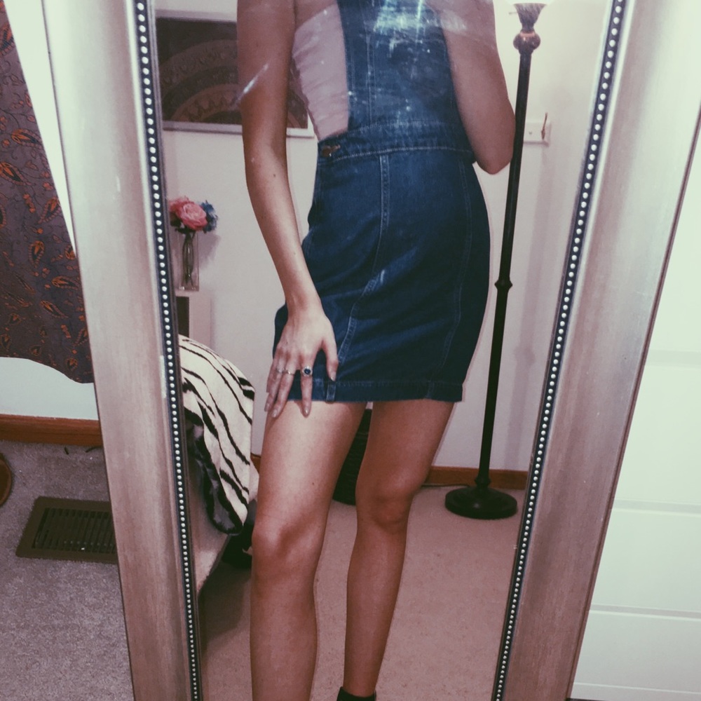 H&M Denim Overall Dress
